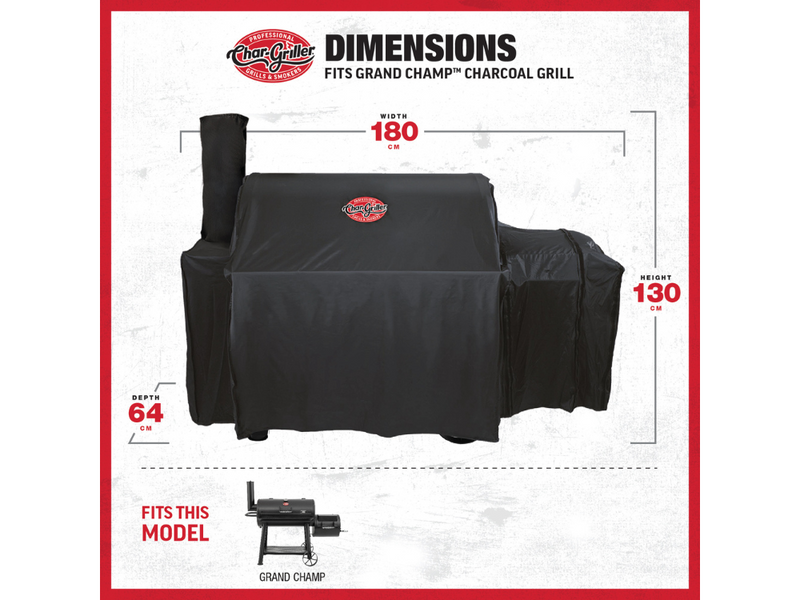 griller grand champ charcoal char griller charcoal Char-Griller Grand Champ Grill Cover CG8265 – Heavy-Duty