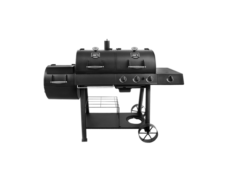 Charcoal grill and smoker combo online