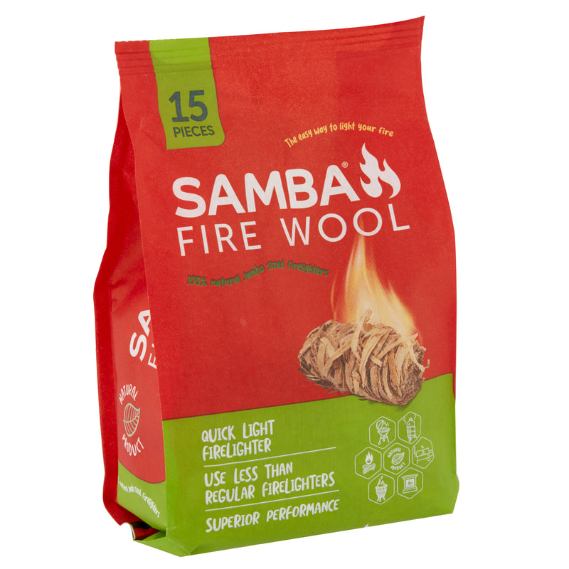 Samba Fire Wool 15PK (Product Code: SAWWF15)