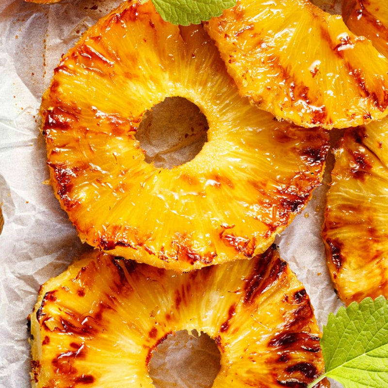 Pineapple Steak with Sugar & Cinnamon