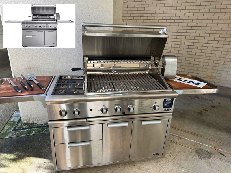DCS 48" Built-in Grill & Side Burners