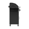 Gasmate Quasar 4B Trolley BBQ with Solid Hood & Side Burn (Product Code: BQ3471)