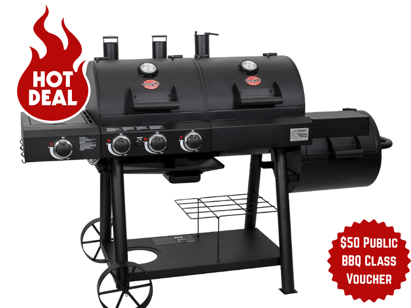 Char-Griller Texas Trio