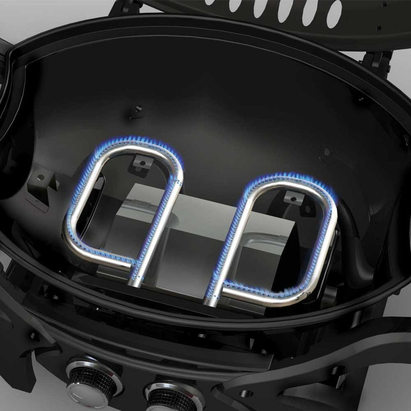 Gasmate Odyessy 2 Burner Gas Cooker Portable Outdoor Backyard Barbeque (BQ10622)
