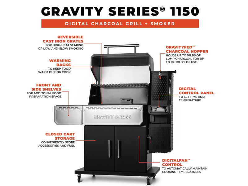 Masterbuilt Gravity Series® 1150 Grill + Smoker