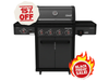 Coleman Revolution™ 4 Burner BBQ with Side Burner