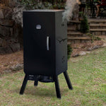 GAS SMOKER WITH INTEGRATED TEMPERATURE GAUGE (Model No. JBQ2056G)
