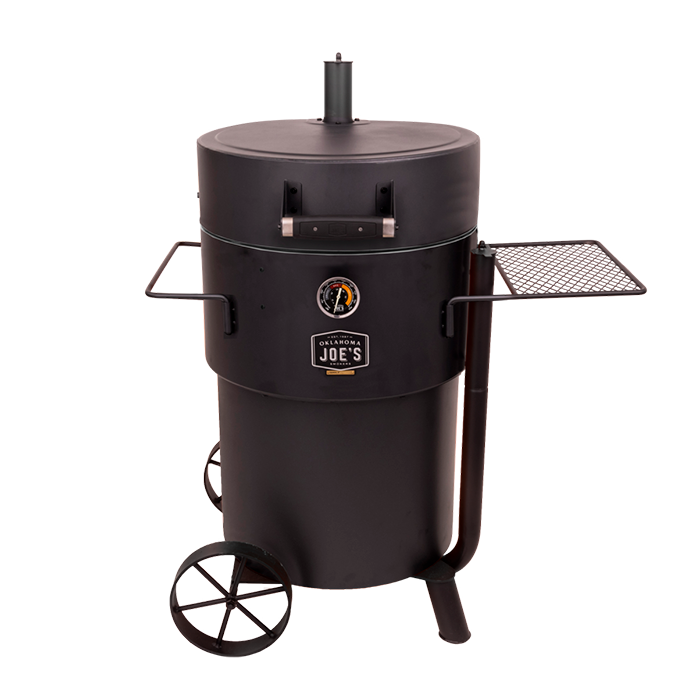 (Product Code: 19202099) The Oklahoma Joe’s® Bronco Pro Drum Smoker - XL Large BLACK
