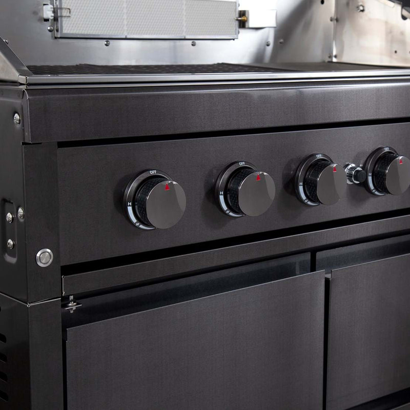 (Product Code: BQ2092B) Gasmate Nova Graphite 6B Twin Hood Built-In BBQ (no side burner)