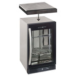 (Product Code: BQ2197) Gasmate Nova Graphite 1 Door Premium Fridge Top