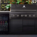 (Product Code: BQ2197) Gasmate Nova Graphite 1 Door Premium Fridge Top