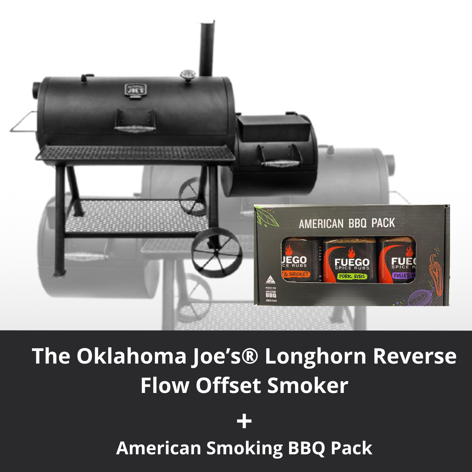 The Oklahoma Joe s Longhorn Reverse Flow Offset Smoker AND 3