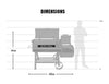 (Product Code: 17202053) Oklahoma Joe’s® Longhorn Reverse Flow Offset Smoker