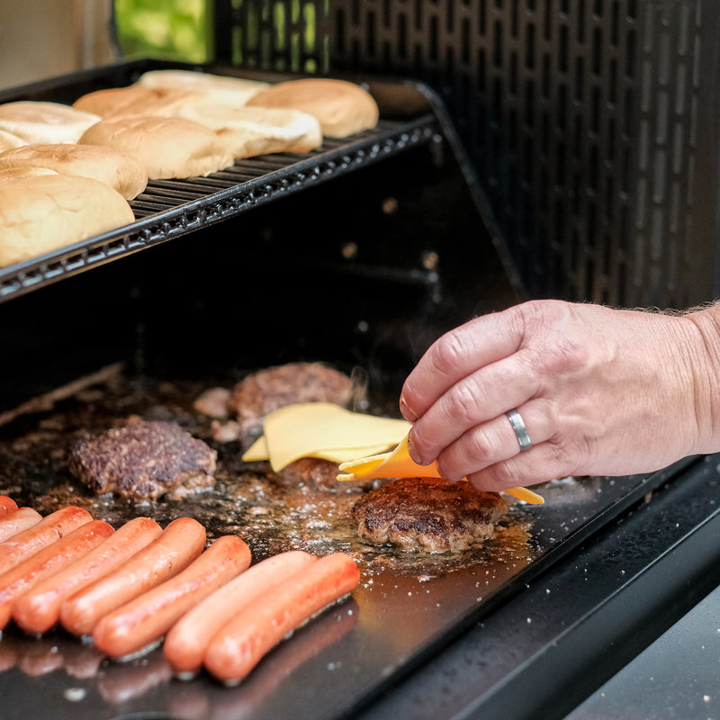 MASTERBUILT Gravity Fed™ 800 Charcoal Smoker with Griddle Plate (Product Code: MB20042221)