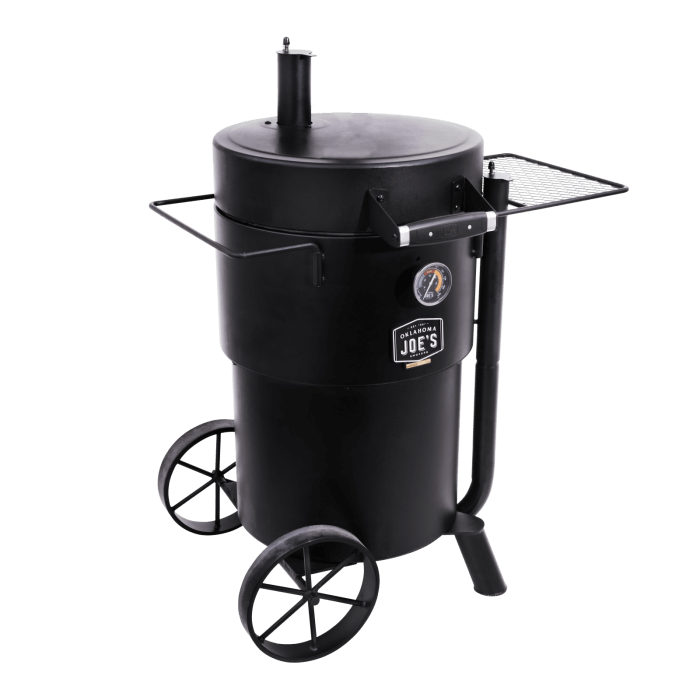 The Oklahoma Joe’s® Bronco Drum Smoker (Product Code:19202089)