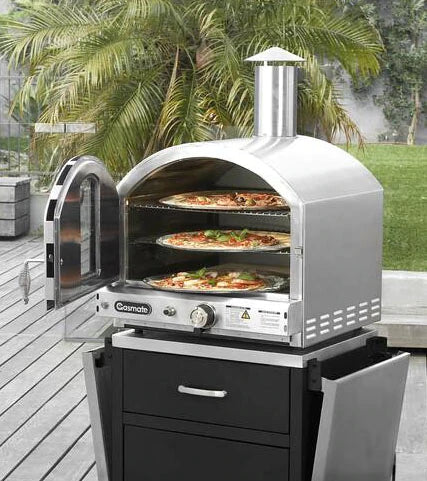 (Product Code: PO110) Gasmate Pizza Oven- Stainless Steel